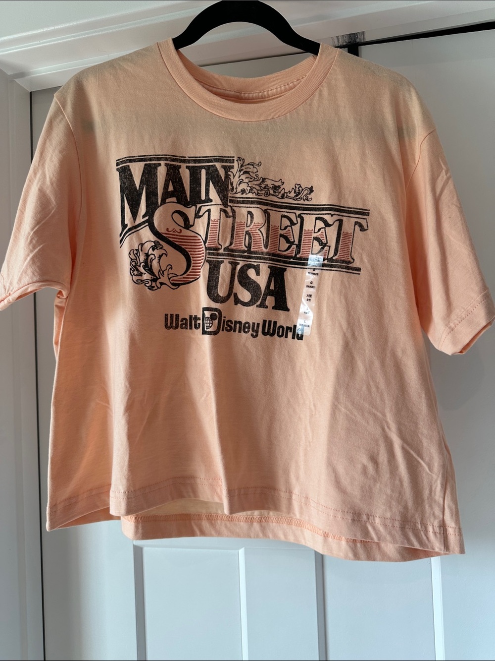 Disney Main Street USA Graphic Tee - Peach